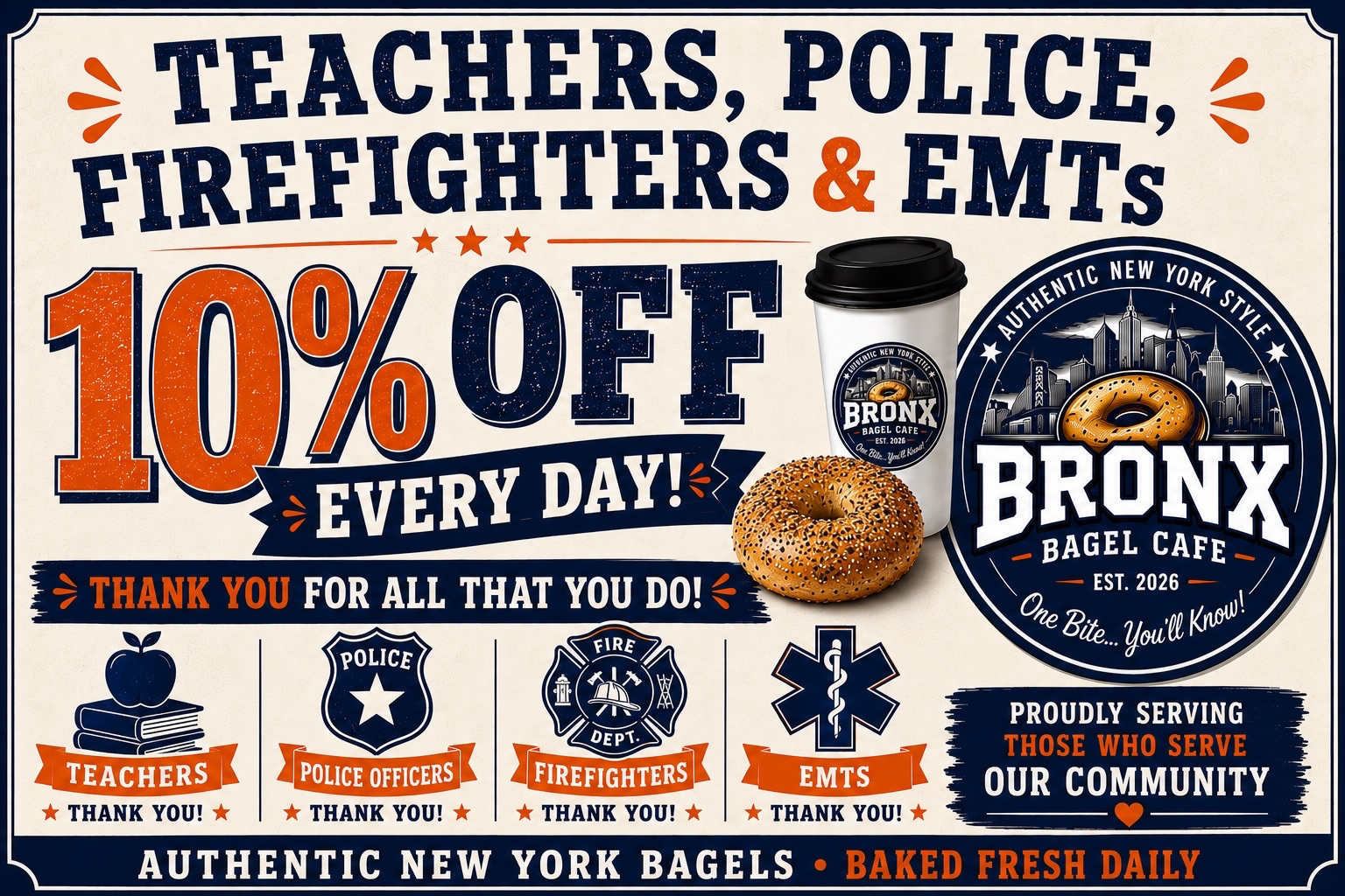 Coffee and bagels
